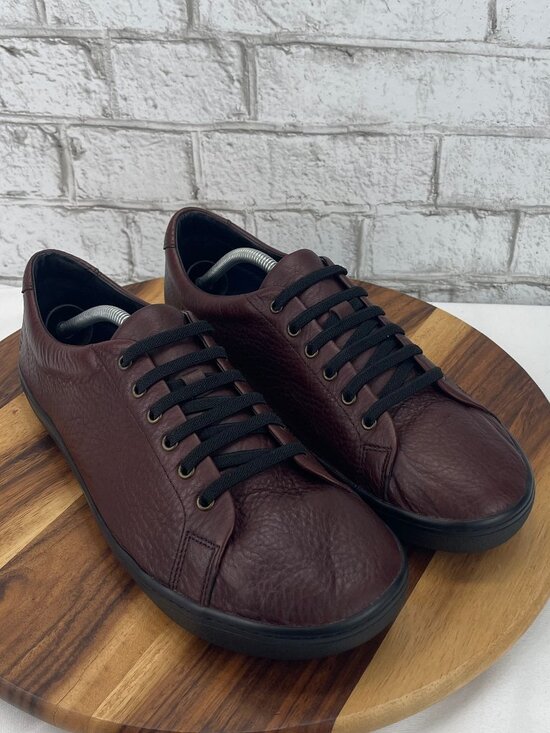 Birchbury Bramfords Mens 12 Brown Black Pebbled Leather Slip On Casual Shoes main image 11
